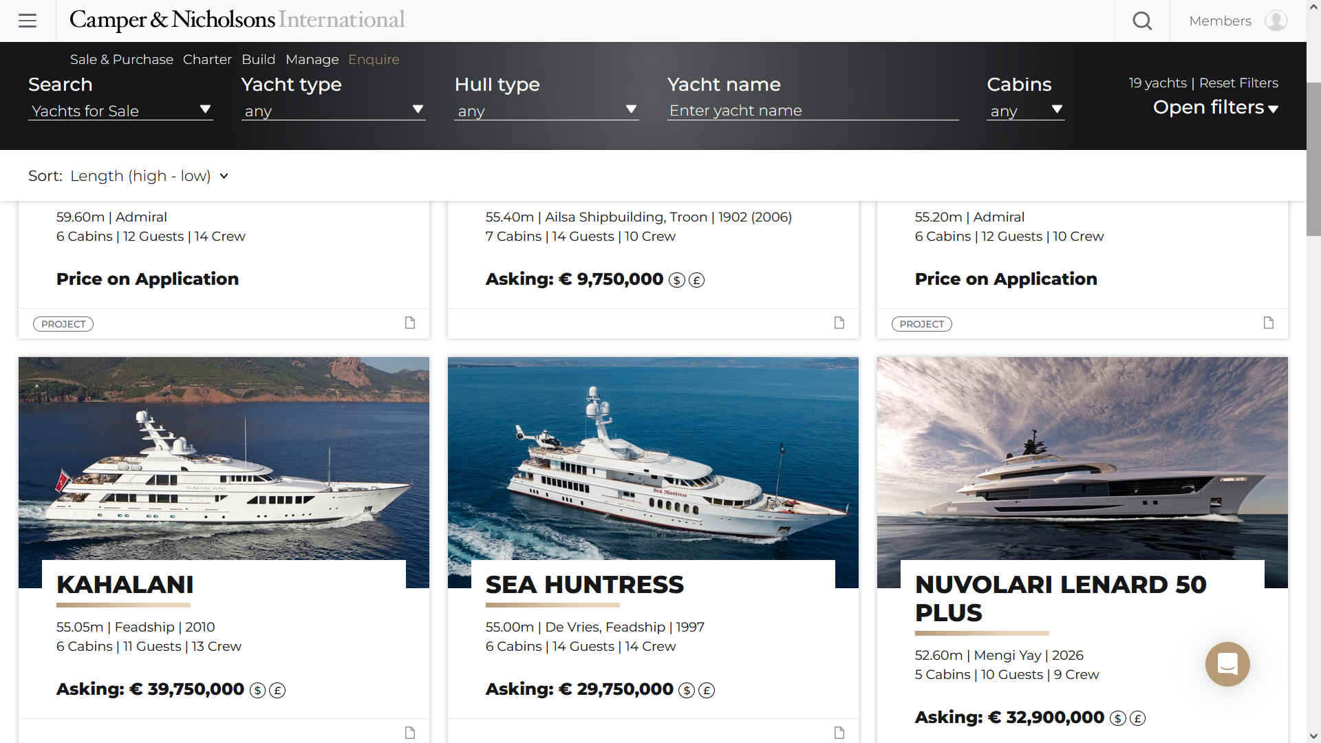At time of writing, the most expensive yacht in the world is the 'History Supreme' at $4.8 billion. She is built from 10,000 kilograms of solid gold and platinum and is 100-foot long, designed by Stuart Huges, for Malaysia’s richest man, Robert Knok. After a brief peek at the market, most luxury yachts in the 45 - 55 meter range sell for between $10 and $40 million USD, new or second user. Though the bare bones hull of the Elizabeth Swann is below average market values. Once relief's and interior furnishings are added, such as for themed European or Nile cruising, or for custom private motor-boat sales, we anticipate being competitive, even where we offer clean cruising using renewable 21st century bunker fuels