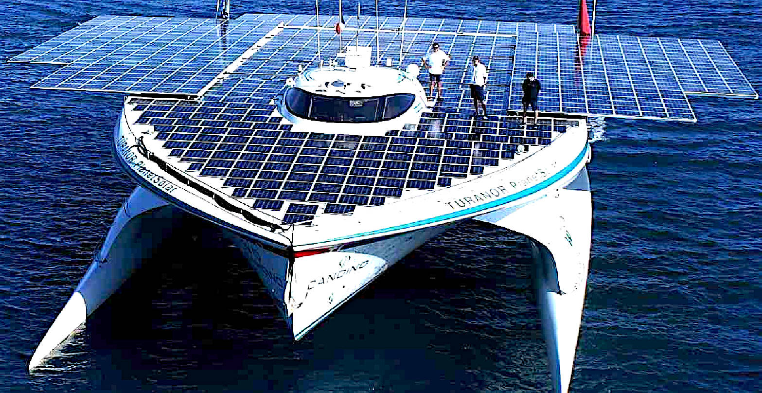 SOLAR RECORD TO BEAT - On the 27th of September 2010 Tűranor PlanetSolar started on a journey around the world from Monaco. With this expedition, the initiators of the project aimed to focus the public awareness on the importance of renewable energies for environmental protection. After 584 days, Tűranor PlanetSolar returned to Monaco on 4 May 2012 having sailing around the globe. According to the famous record book: "The longest journey by boat on solar power only is 32,410 nautical miles (60,023 km; 37,296 miles), by MS TŰRANOR PlanetSolar (Switzerland), which circumnavigated the world in a westward direction leaving Monaco on 27 September 2010, passing through the Panama Canal and returning to Monaco after 1 year 7 months and 7 days of navigation, on 4 May 2012, to be included in the Guinness Book of World Records. The Elizabeth Swann team aim to beat this long-standing world record, by not fueling with hydrogen, and only running on power from the sun, using the advanced tracking system to capture incoming solar radiation.